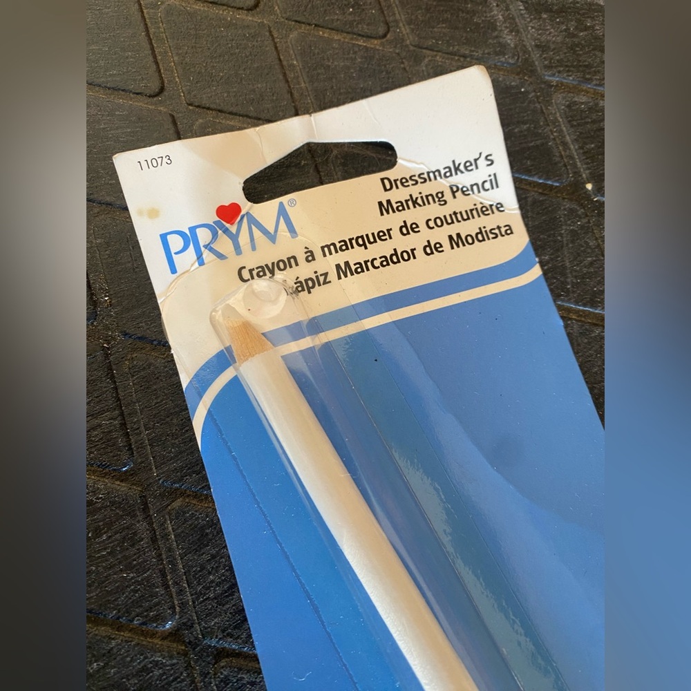 PRYM Vintage Fabric Pencil Dressmaker’s Marking Pencil White New in Package